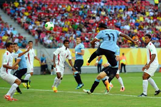 乌拉圭8比0轻取塔希提