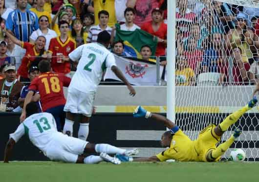 西班牙3-0击败尼日利亚